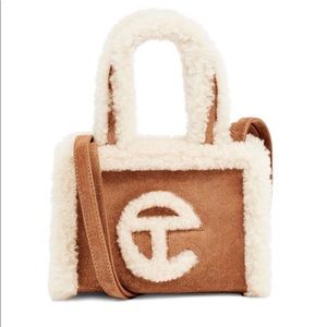 Telfar x Ugg Small Shopping Bag mini shopper Chestnut.